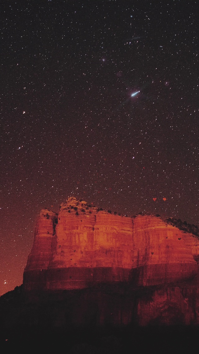 戈壁流星 唯美星空4k