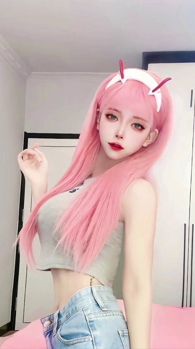 紫发美女姐姐