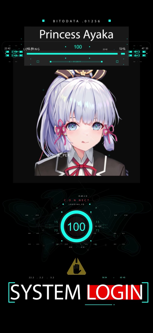 神里绫华科技锁屏