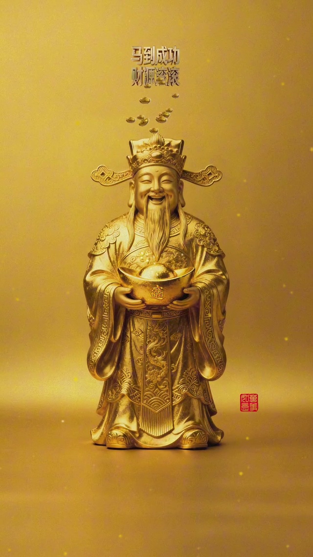 财神爷送财来啦！