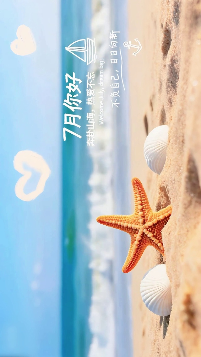 7月唯美海星