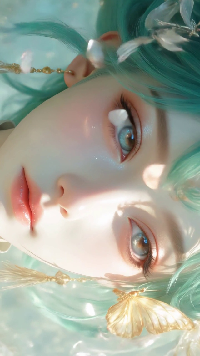 小清新眼睛里有星星