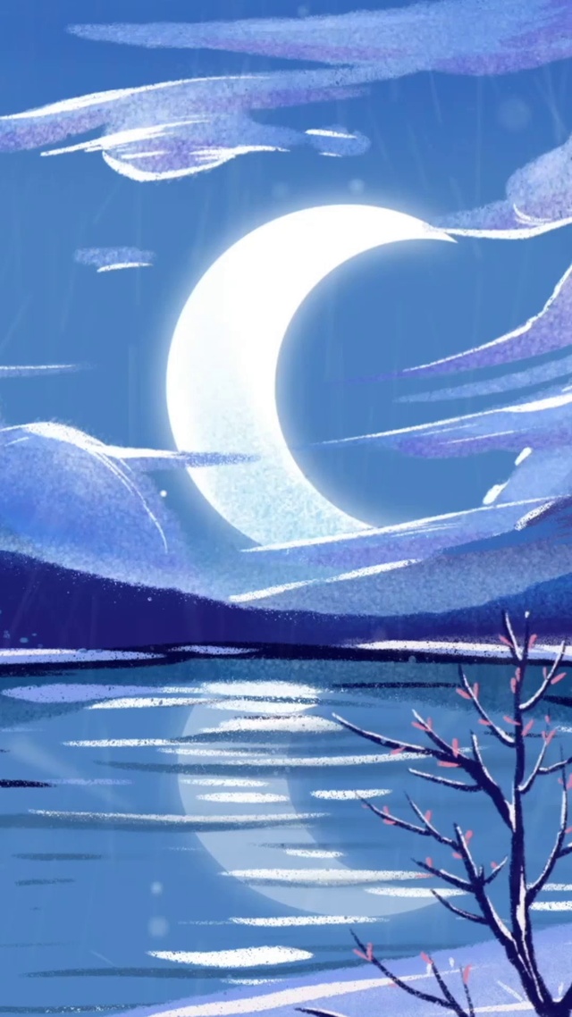 唯美治愈冬日风景