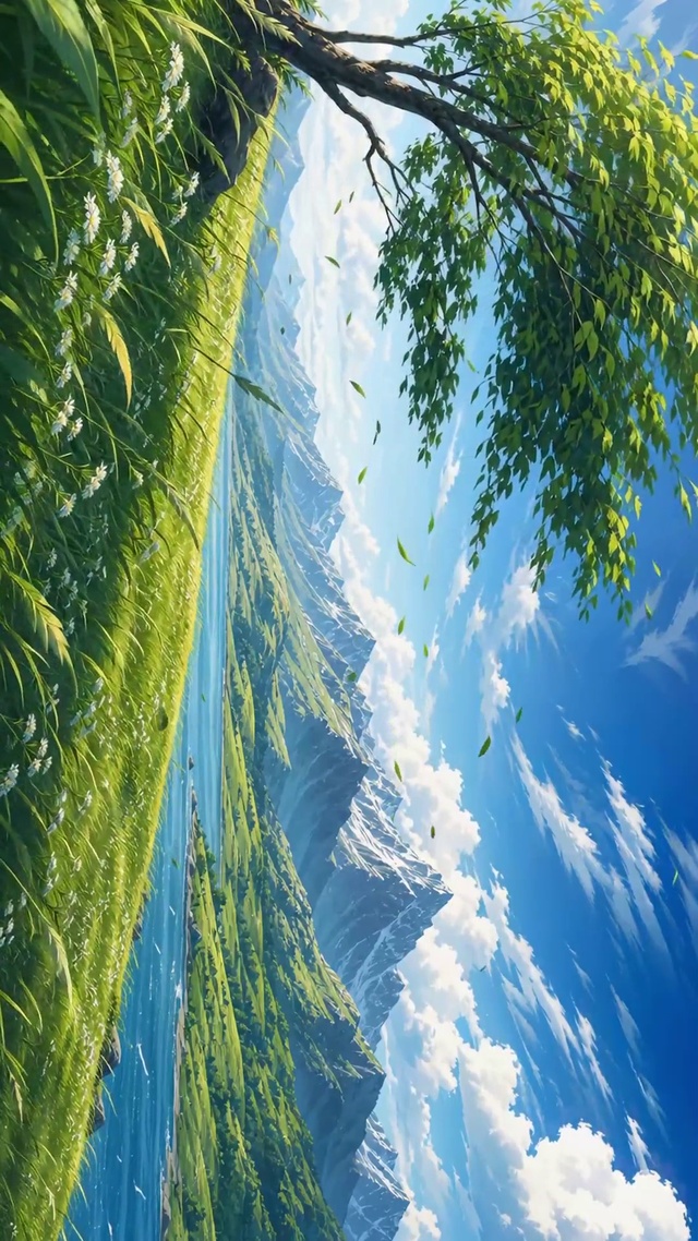 绿色自然风景