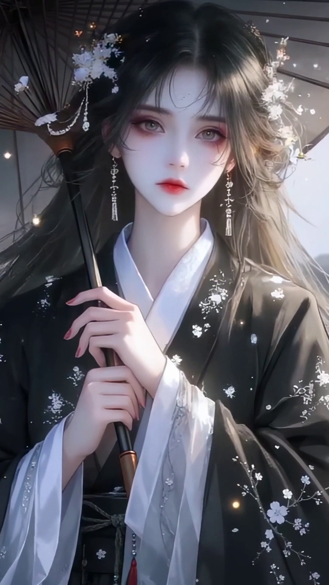 古风撑伞少女