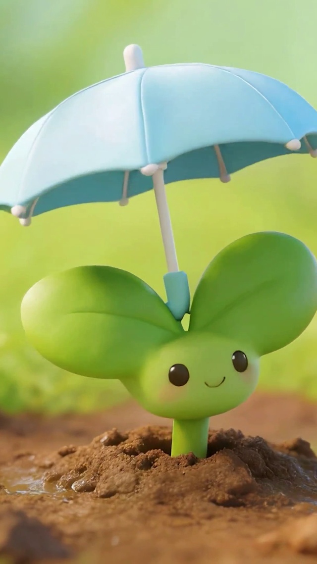 可爱小树苗
