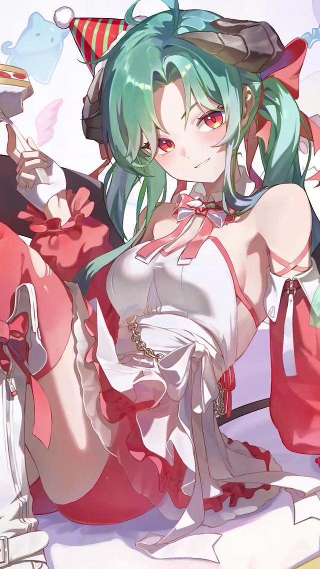 二次元绿毛妹
