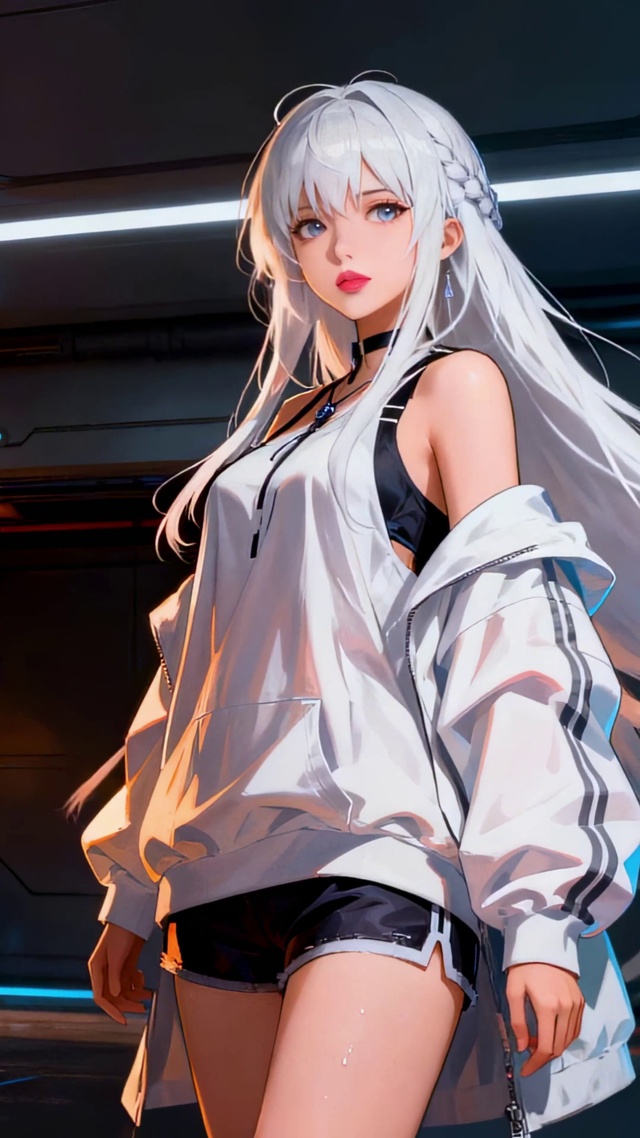 银发科技少女