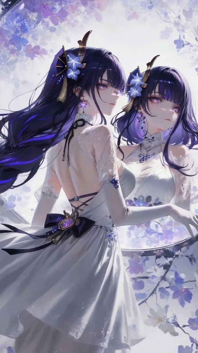 梦幻镜中婚纱少女 雷电将军