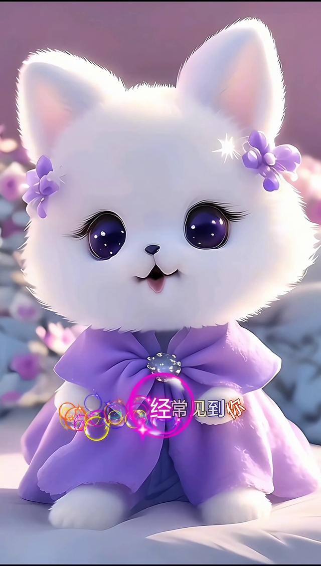 紫色治愈小可爱