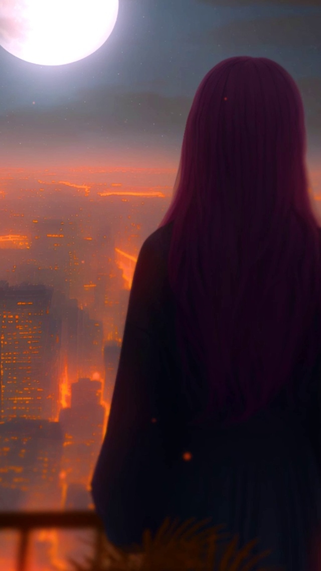 眺望夜空