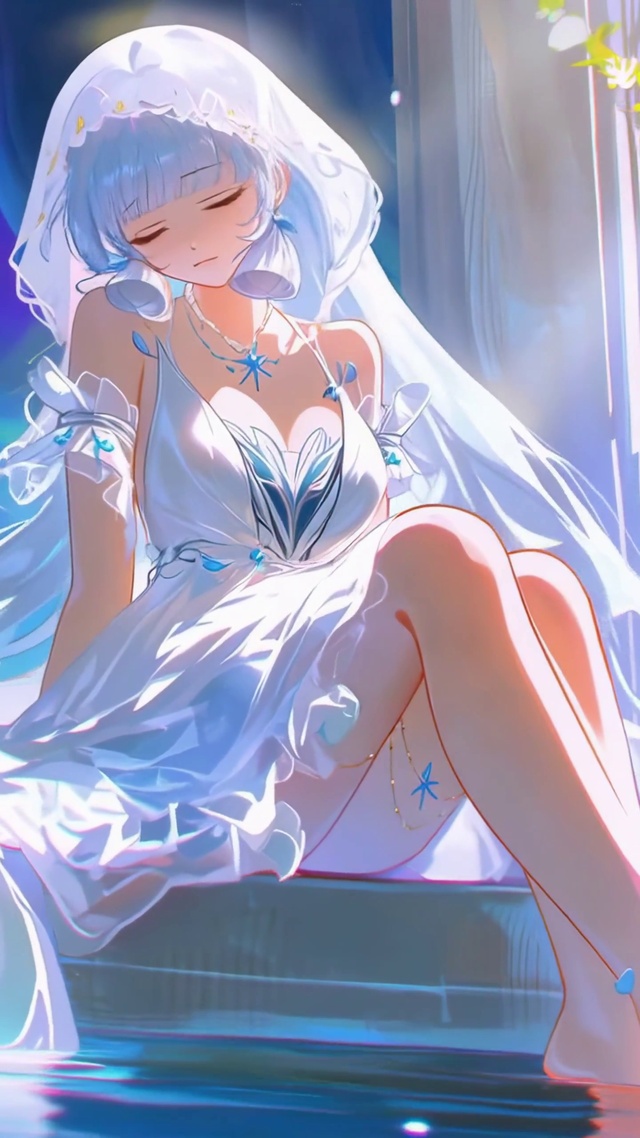 春日浪漫白沙女孩
