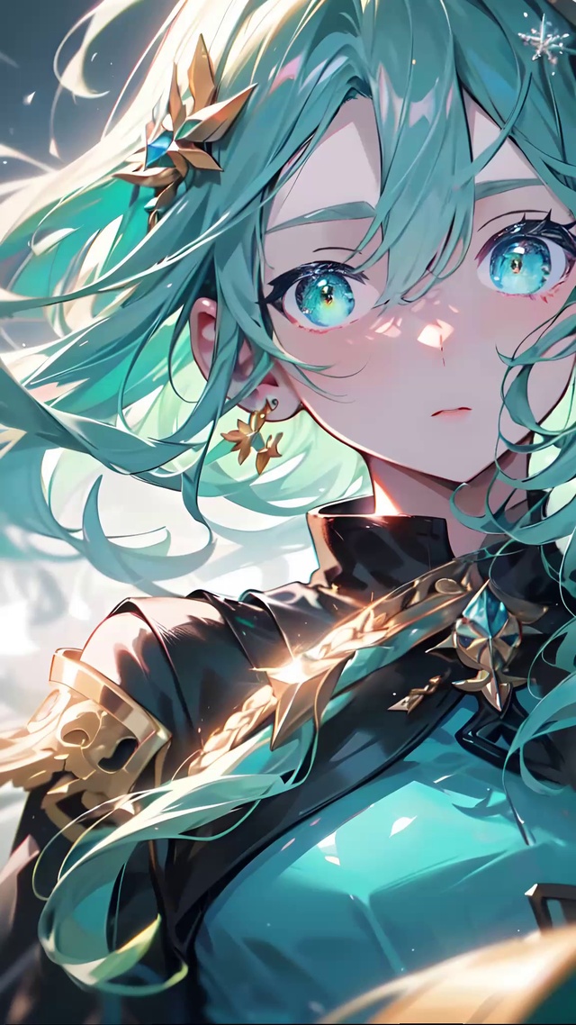 白小狸壁纸-水晶少女02