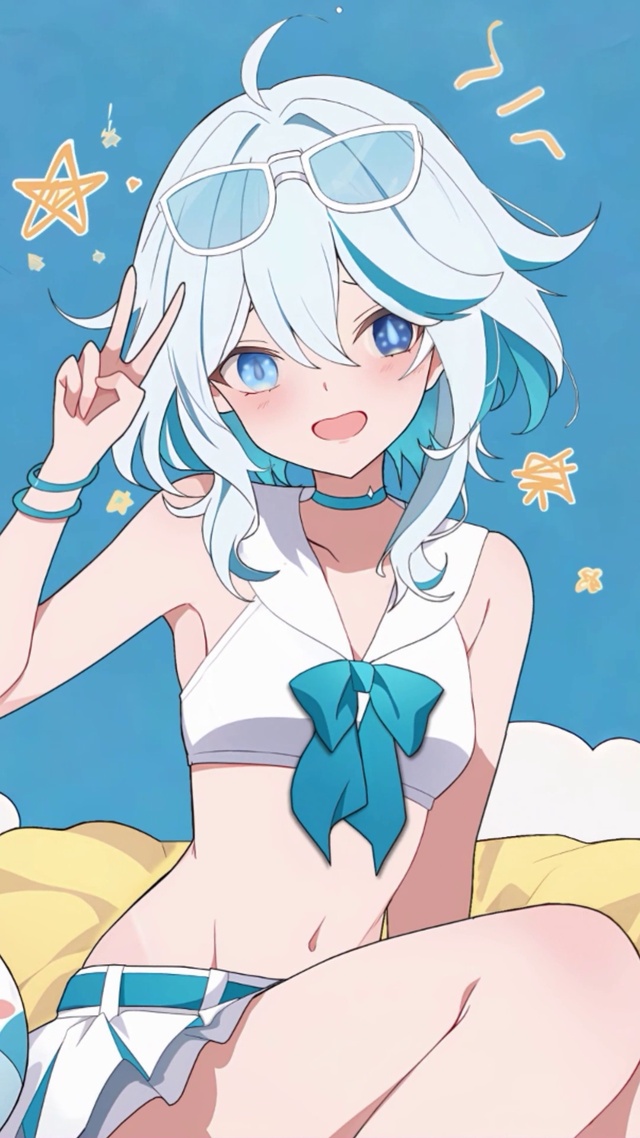 简单的夏日海滩