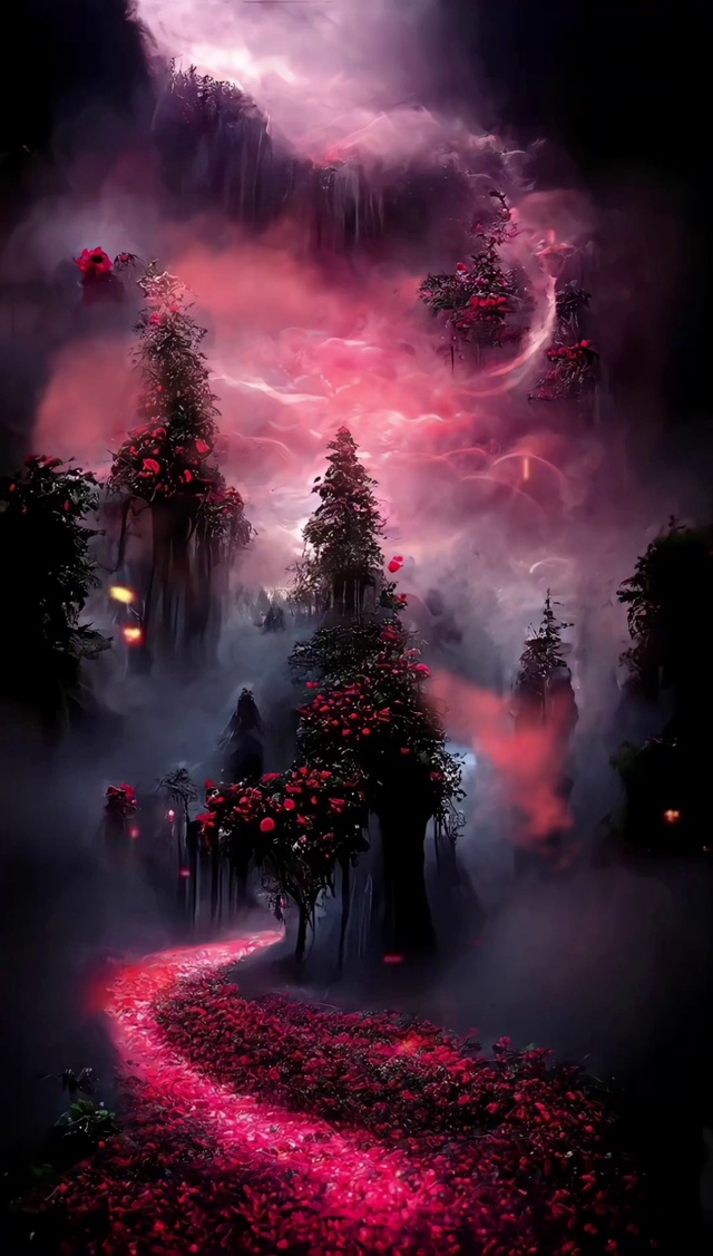 4K玫瑰花海仙境