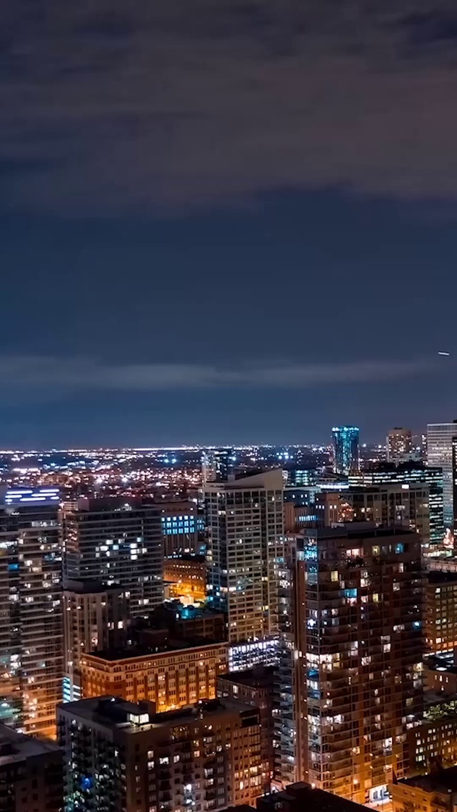 夜晚城市景观(风景手机动态壁纸) - 风景手机壁纸下载 - 元气壁纸