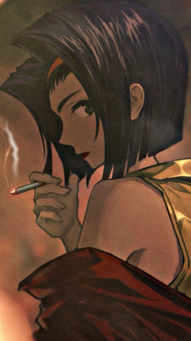 抽烟女孩