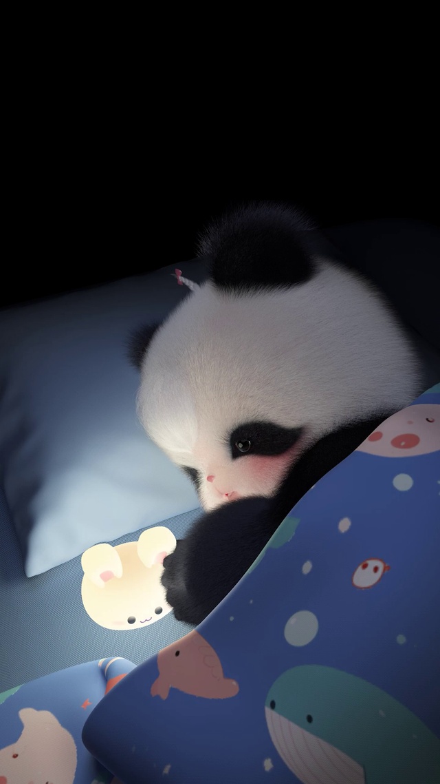 熊非熊阿贝贝小夜灯开灯特效