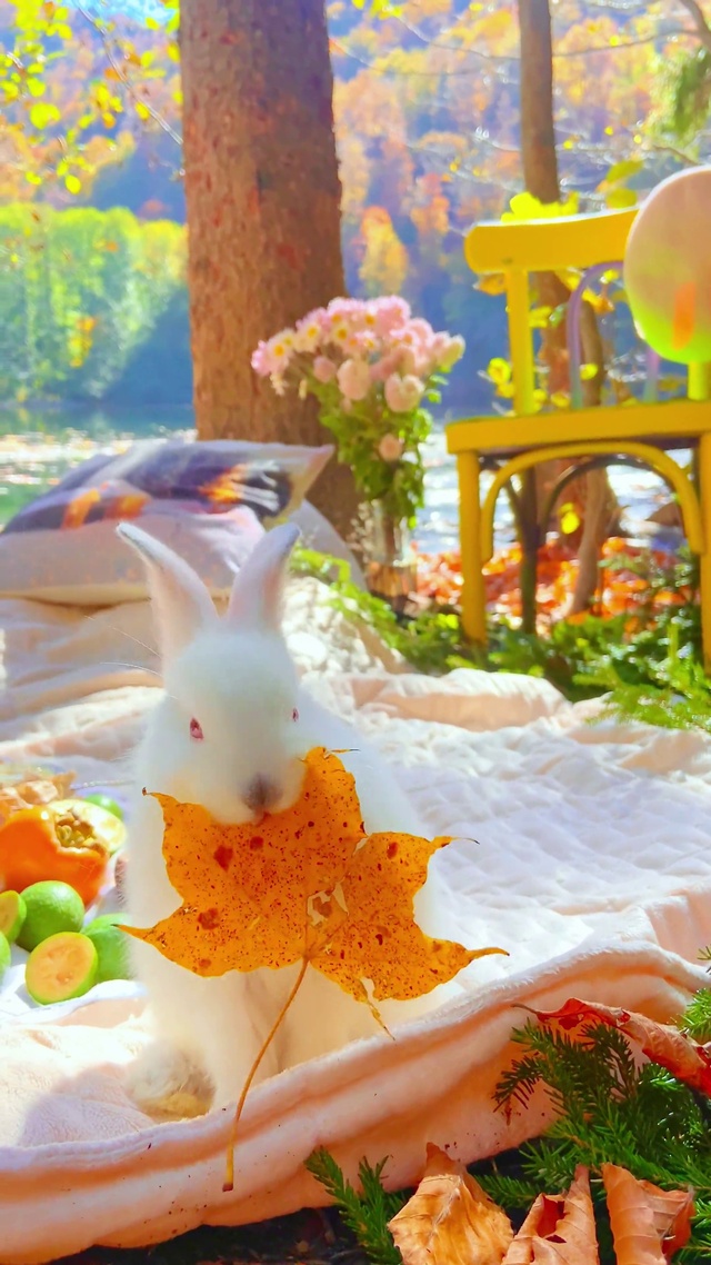 可爱治愈兔子4K