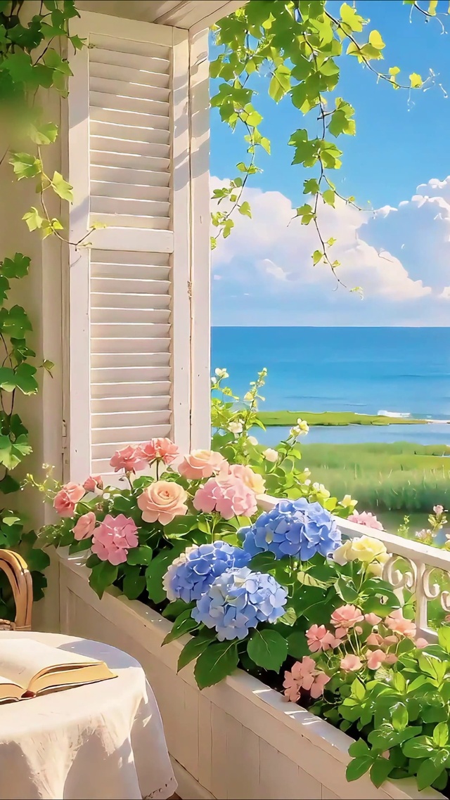 海边小清新窗景