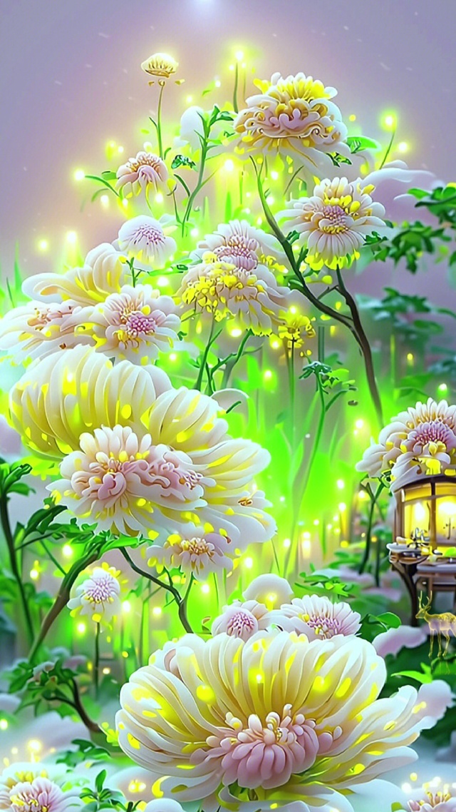 黄色菊花