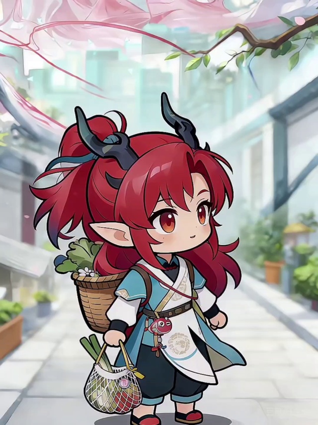 明日方舟余：买菜
少年街边侧脸Q版可爱