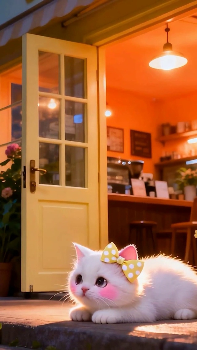 夜景猫咪