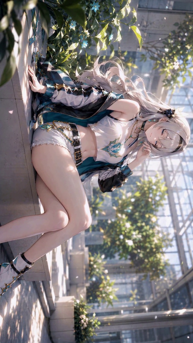 阳光温室银发二次元美少女流萤