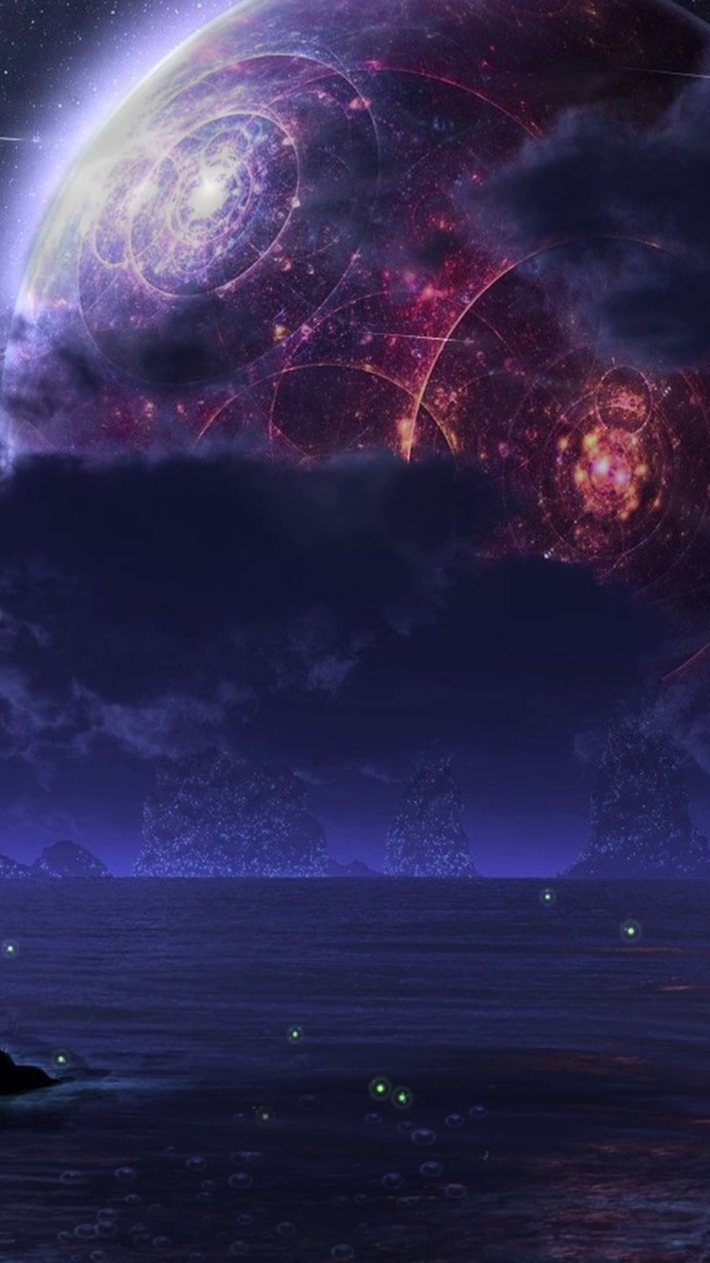 唯美宁静夜晚