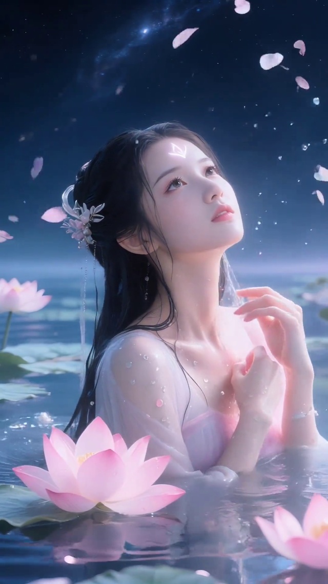 荷花少女