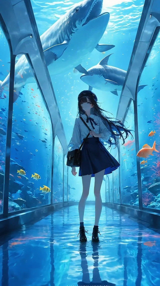 水族馆女孩