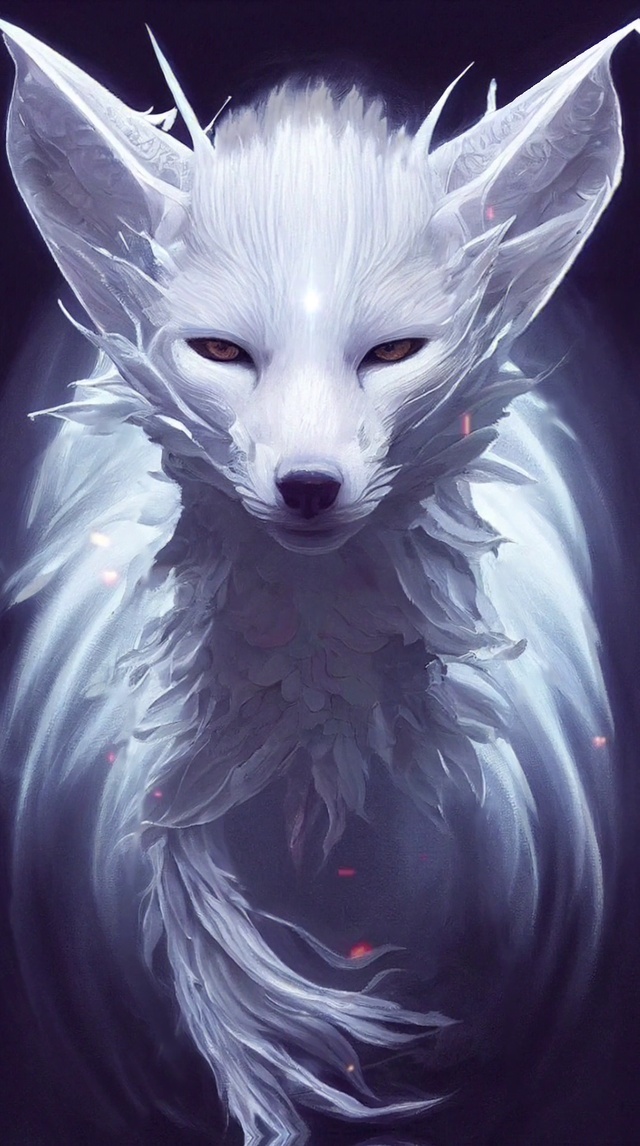 山海经九尾白狐