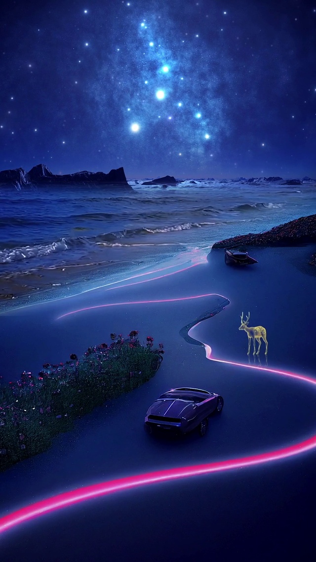梦幻浪漫海滩