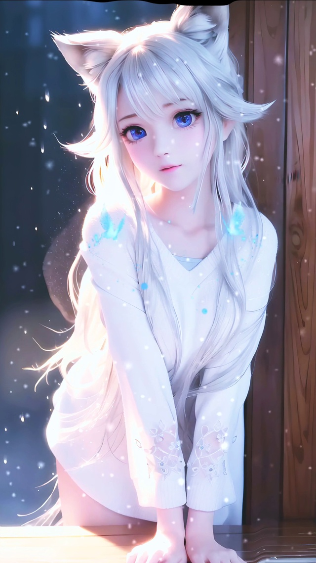 4K高清 白色小狐仙