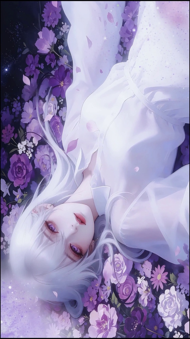 雾白少女的花床