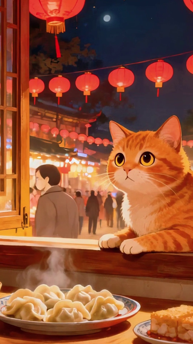 除夕夜的猫