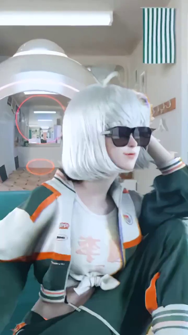 二次元清纯美少女