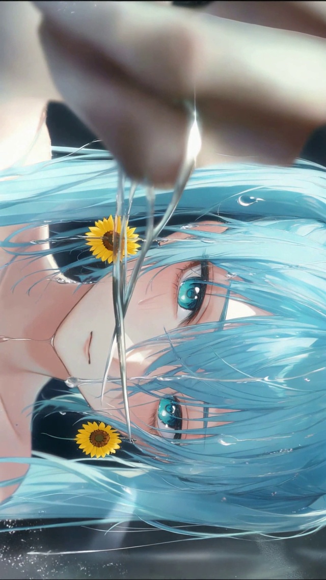 初音未来剪头发