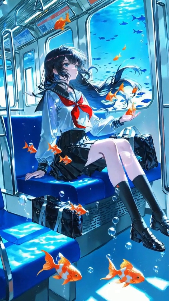 水中少女