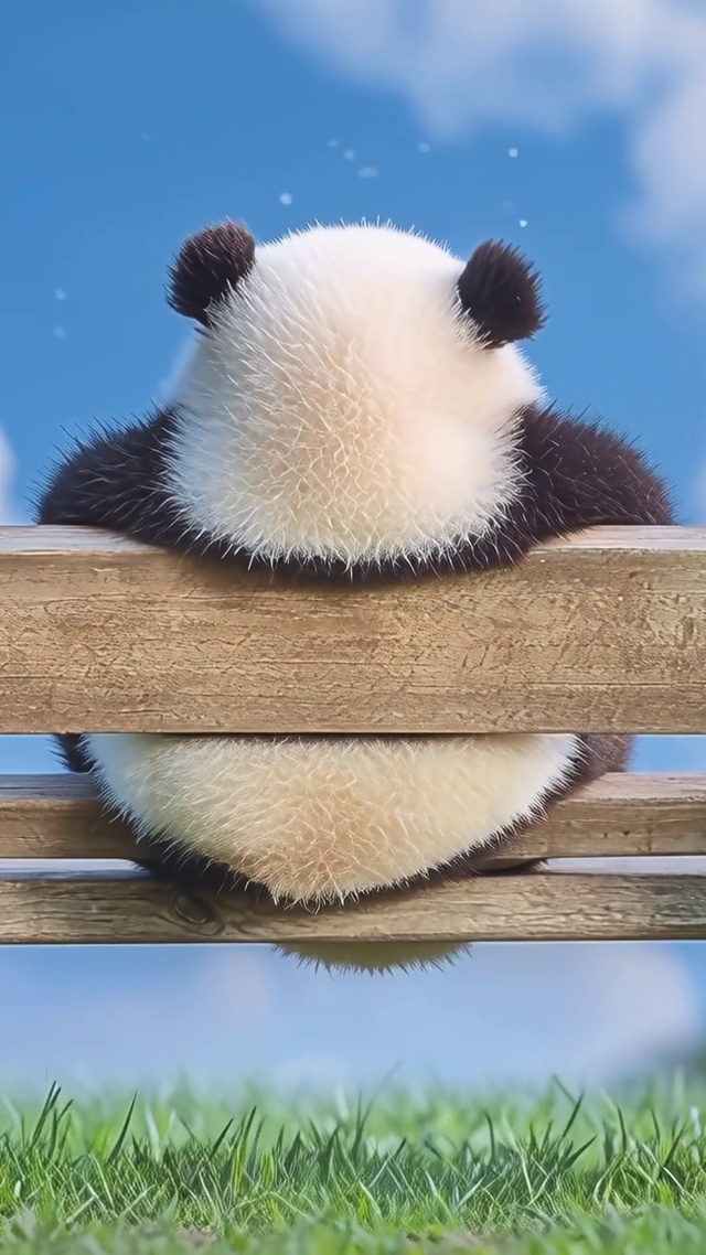 可爱的小熊猫