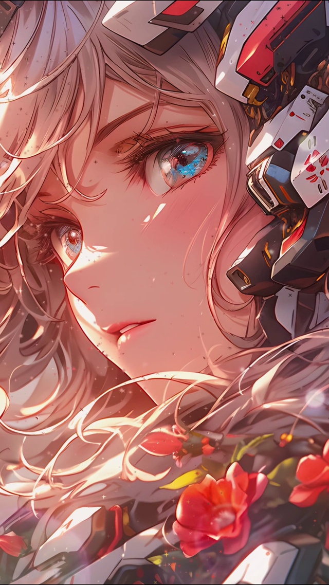 4K 花卉机甲少女