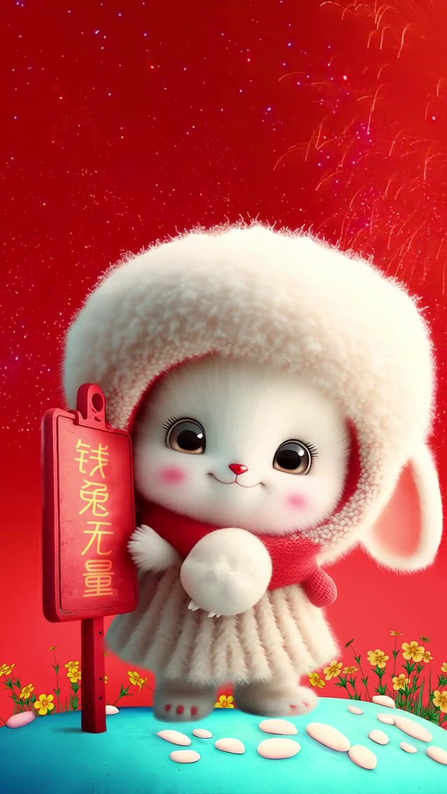 钱兔无量，福气满满
