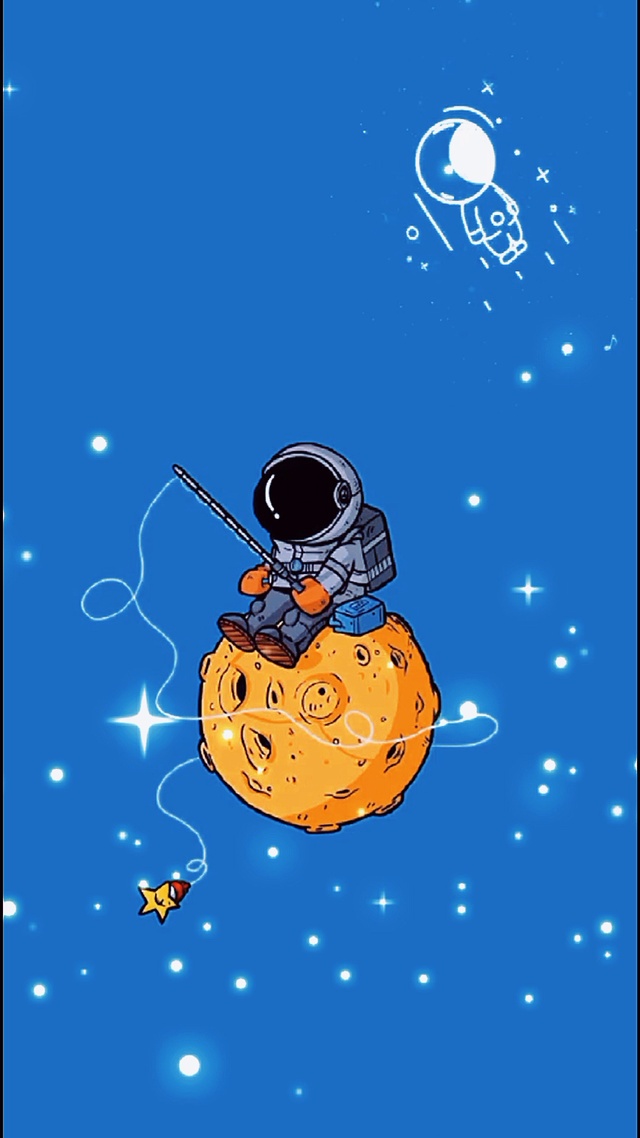 垂钓太空人