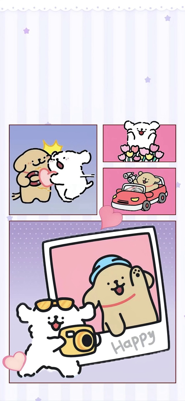 线条小狗diy