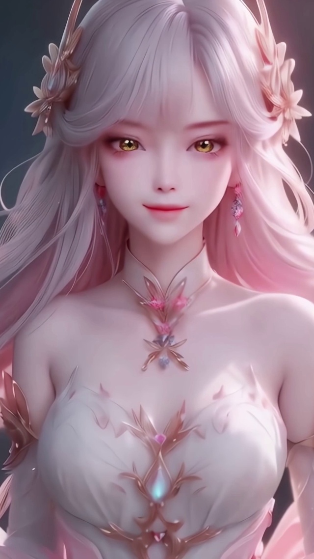 古风粉色美女