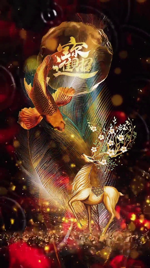 一路生花，招财进宝，年年有余