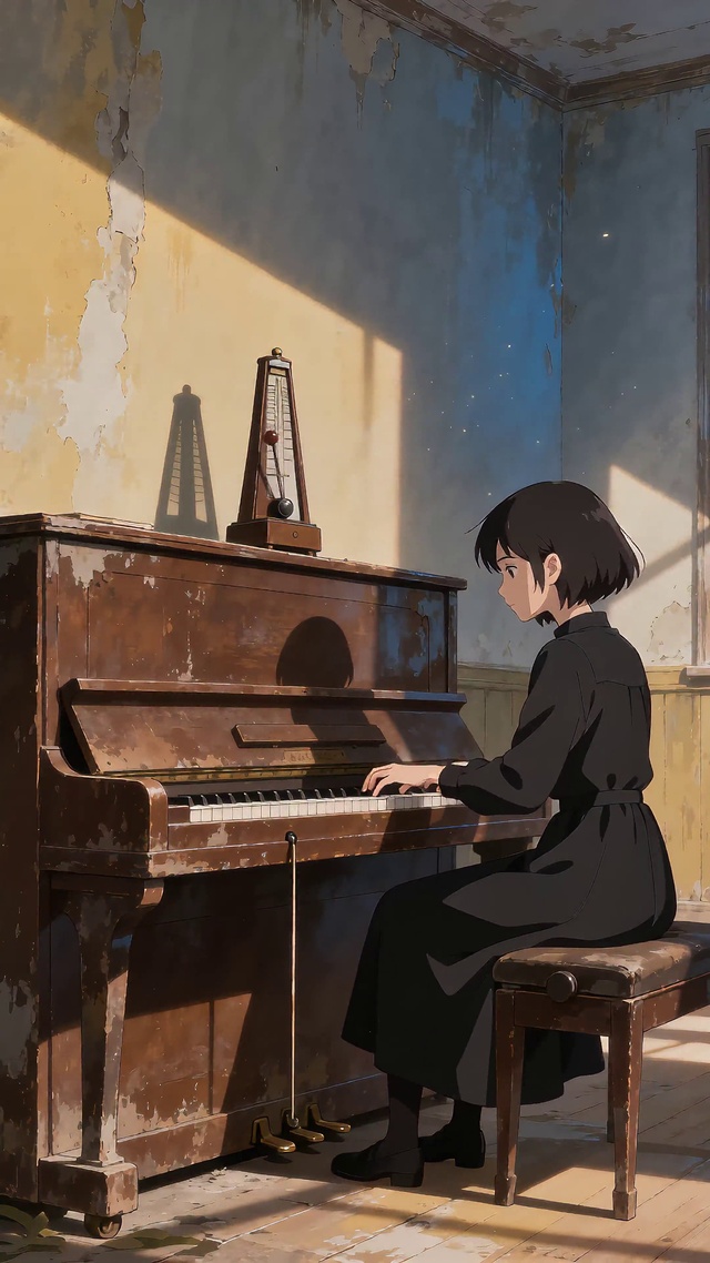 钢琴音乐女