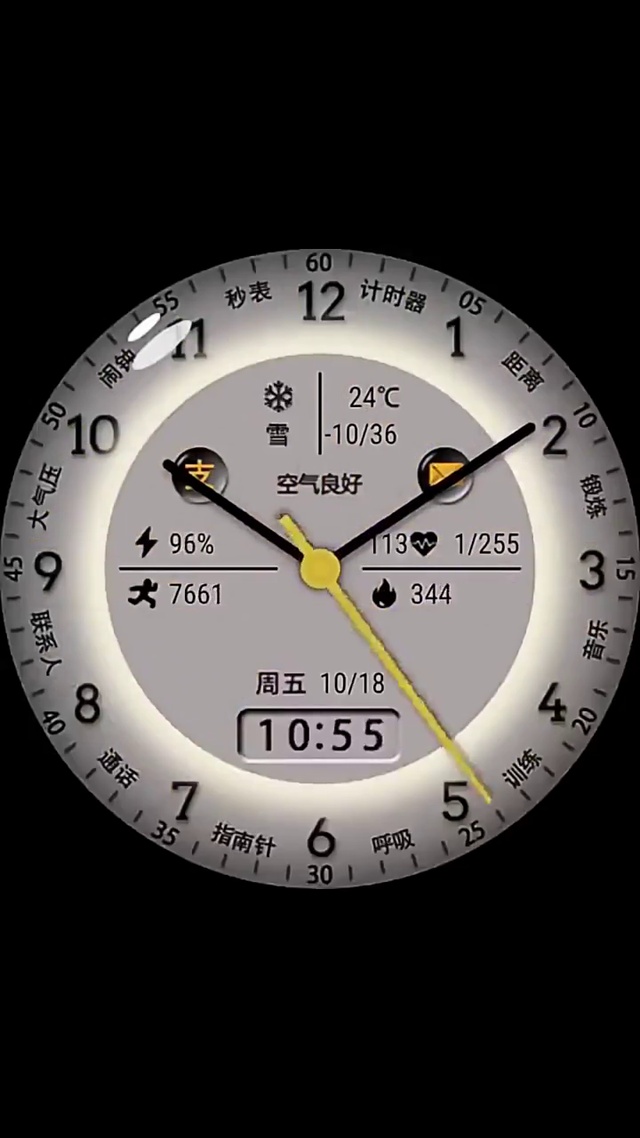 锁屏表盘时钟