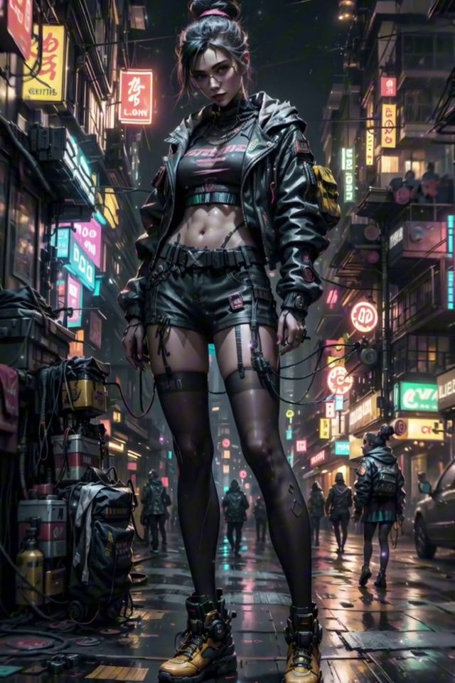 高清动态赛博女孩超酷