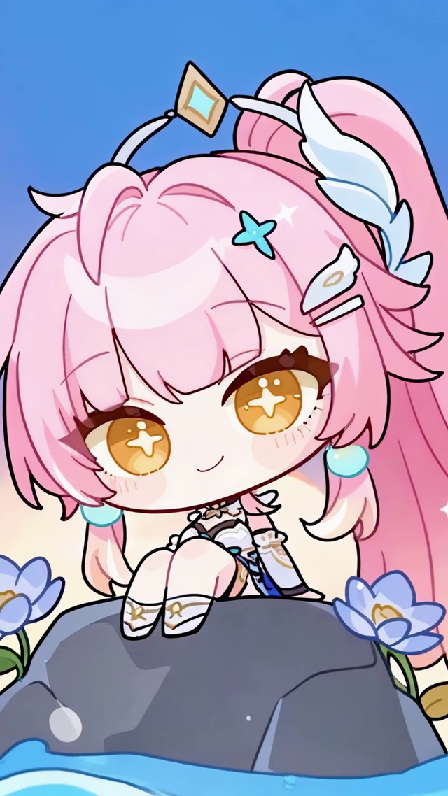 夏日的粉发小可爱-爱弥斯